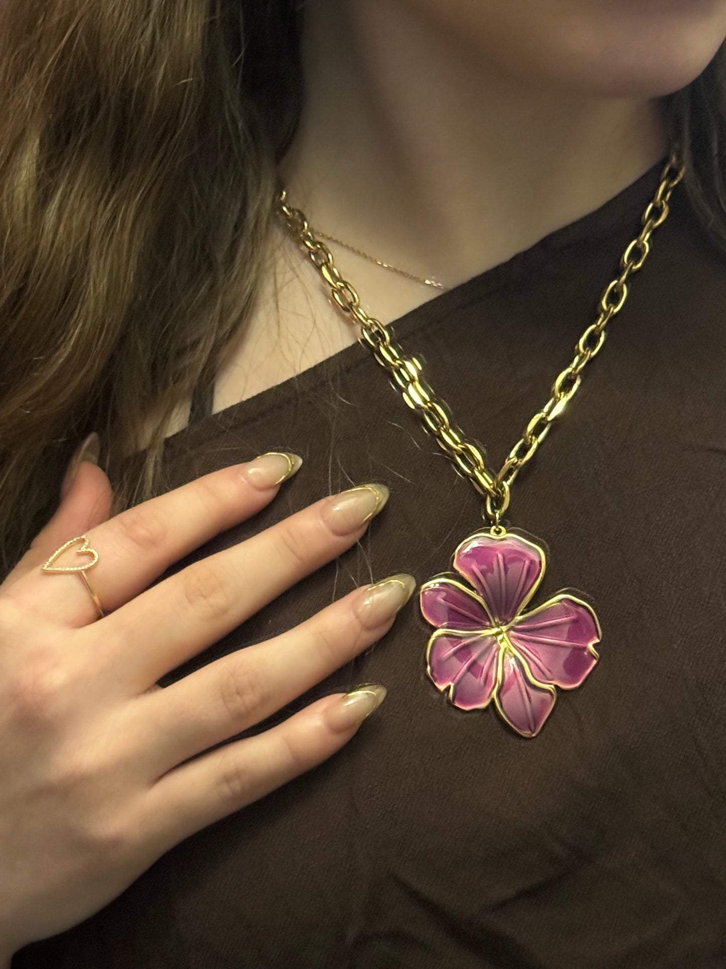 Blair Hibiscus Necklace