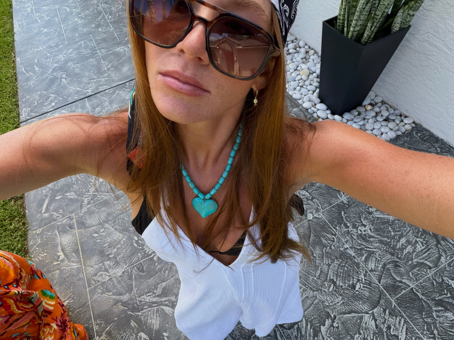 Turquoise Heart Necklace