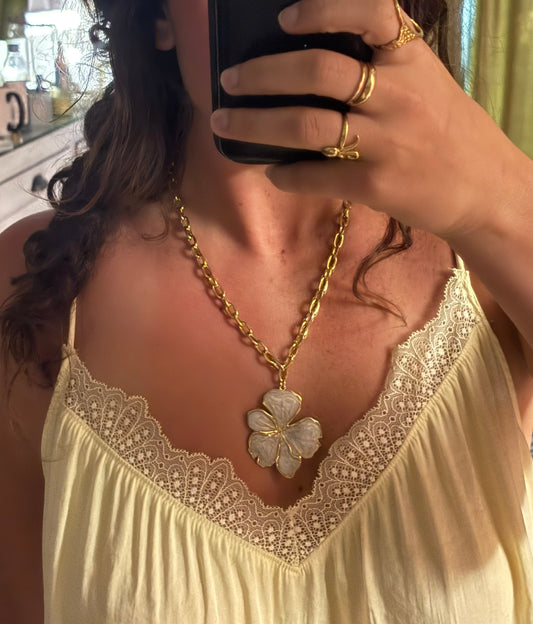 Blair Hibiscus Necklace