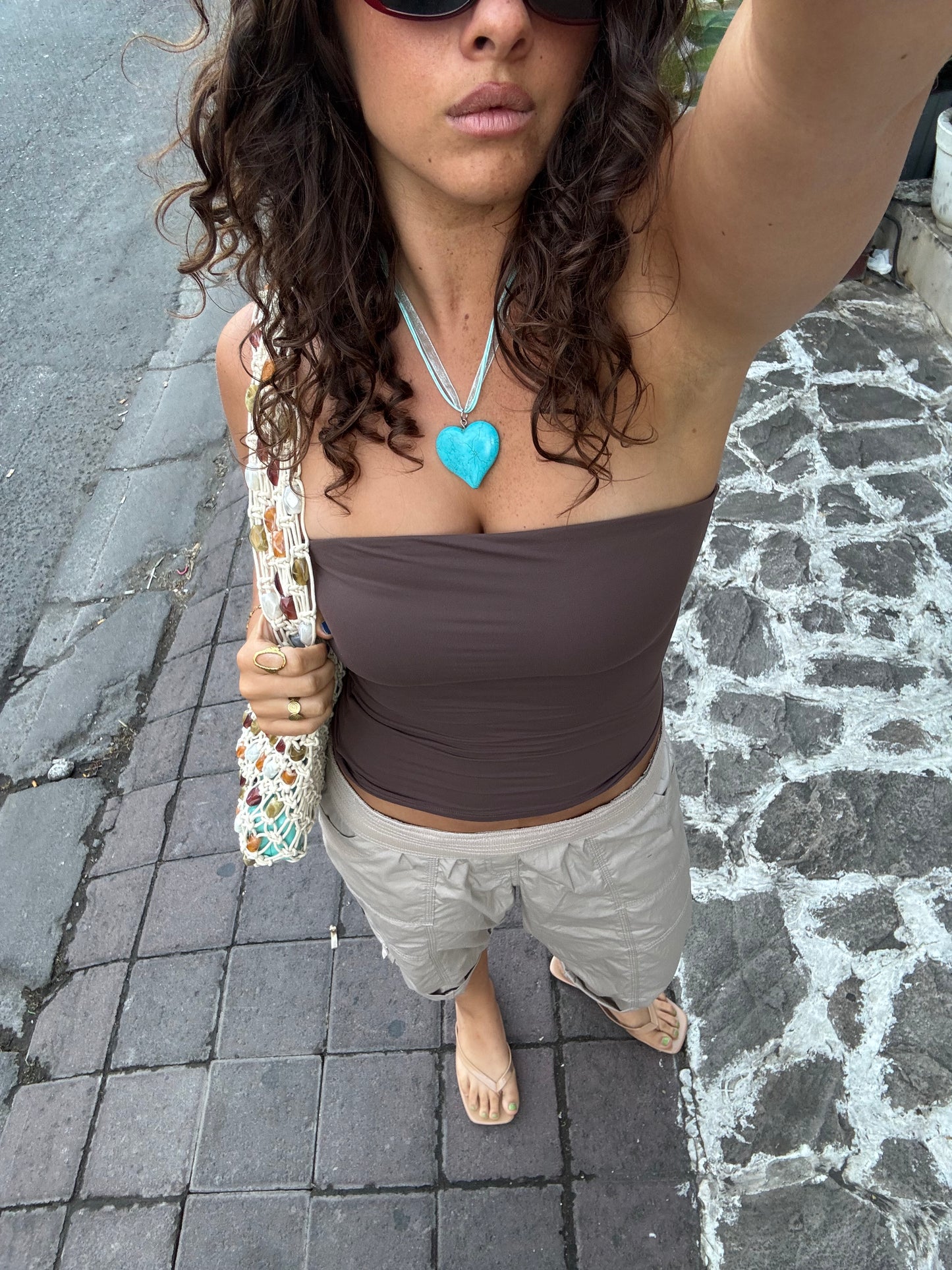 Aqua Heart Necklace