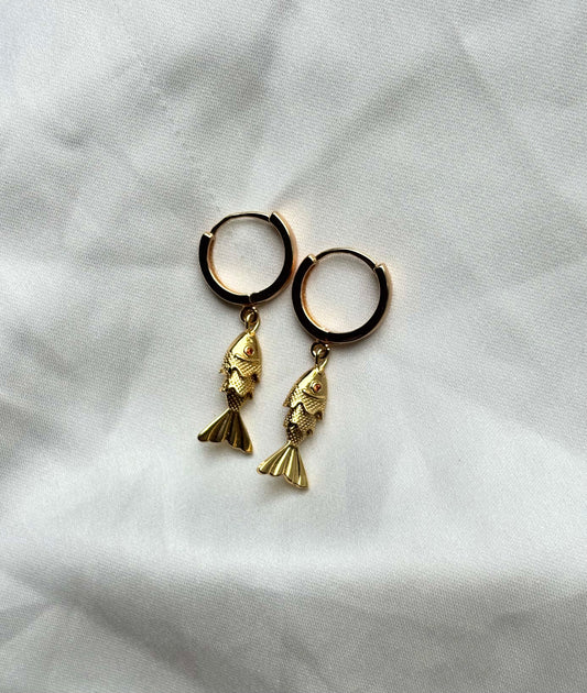 Koi fish earrings