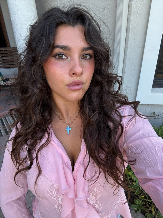 Mini cross necklace