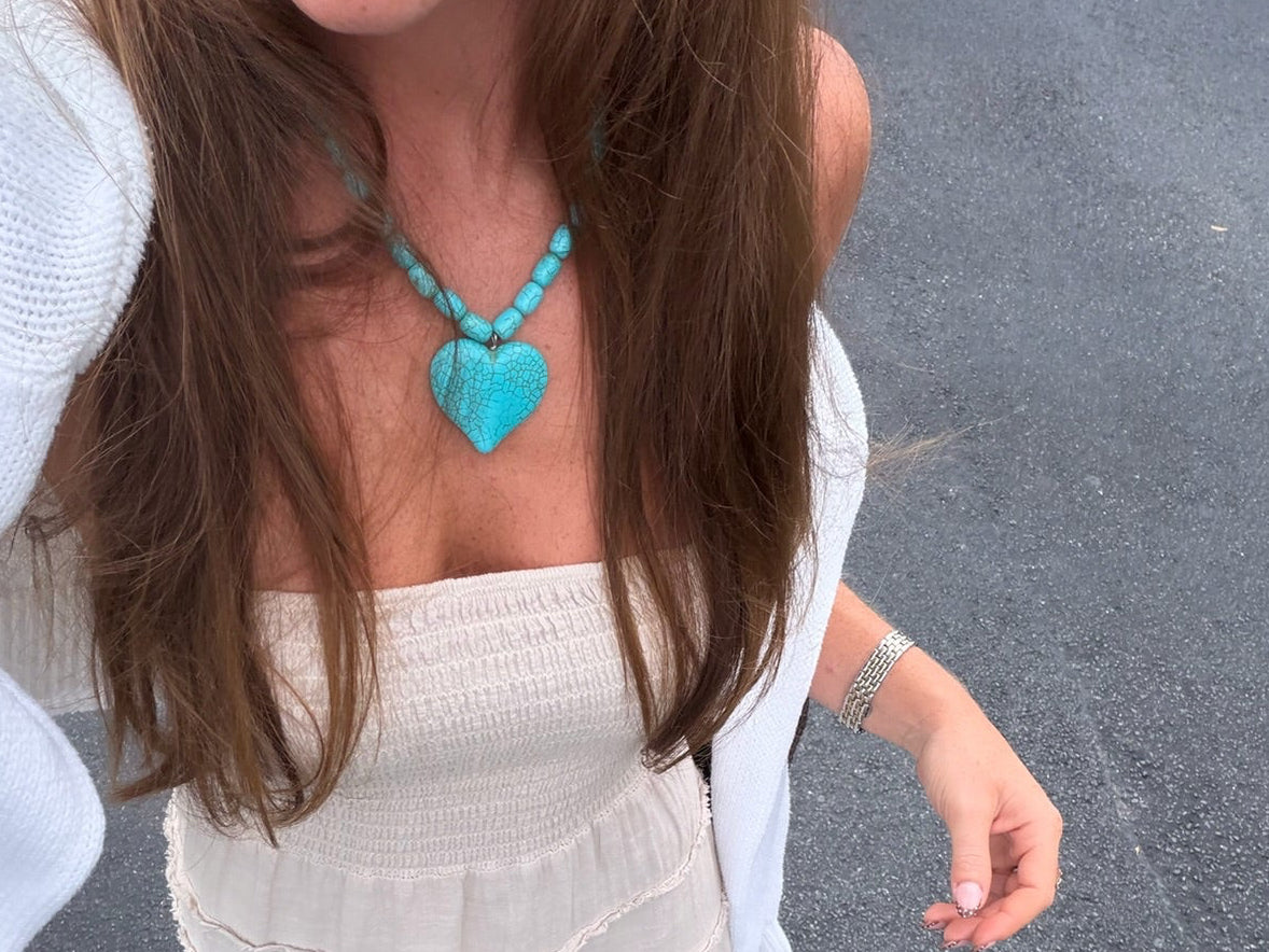 Turquoise Heart Necklace