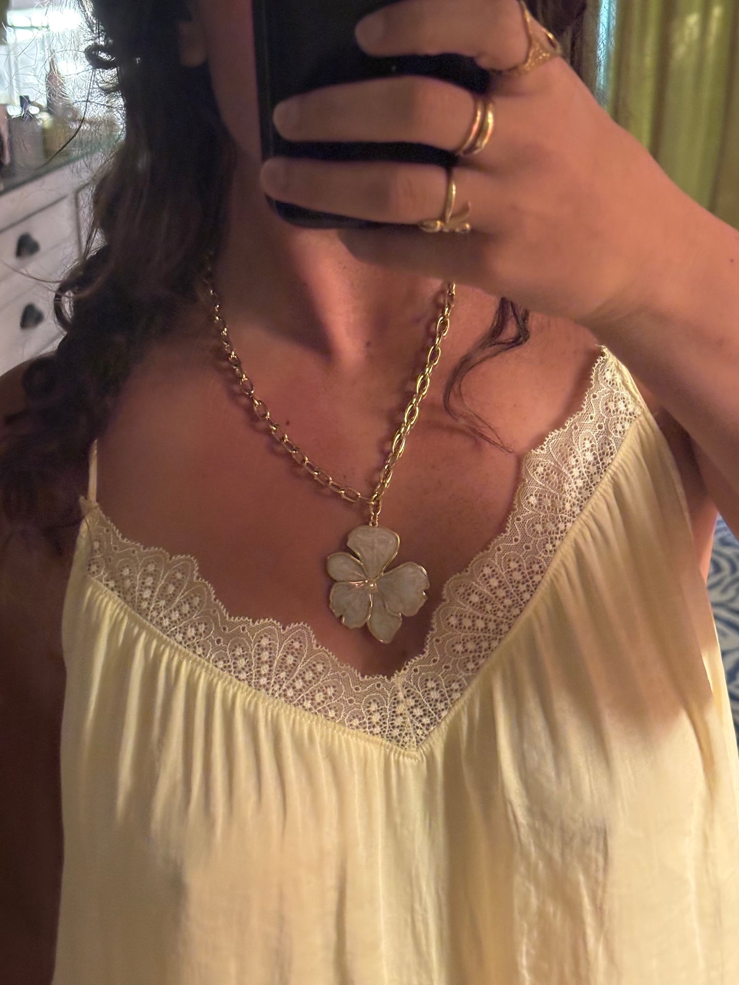 Blair Hibiscus Necklace