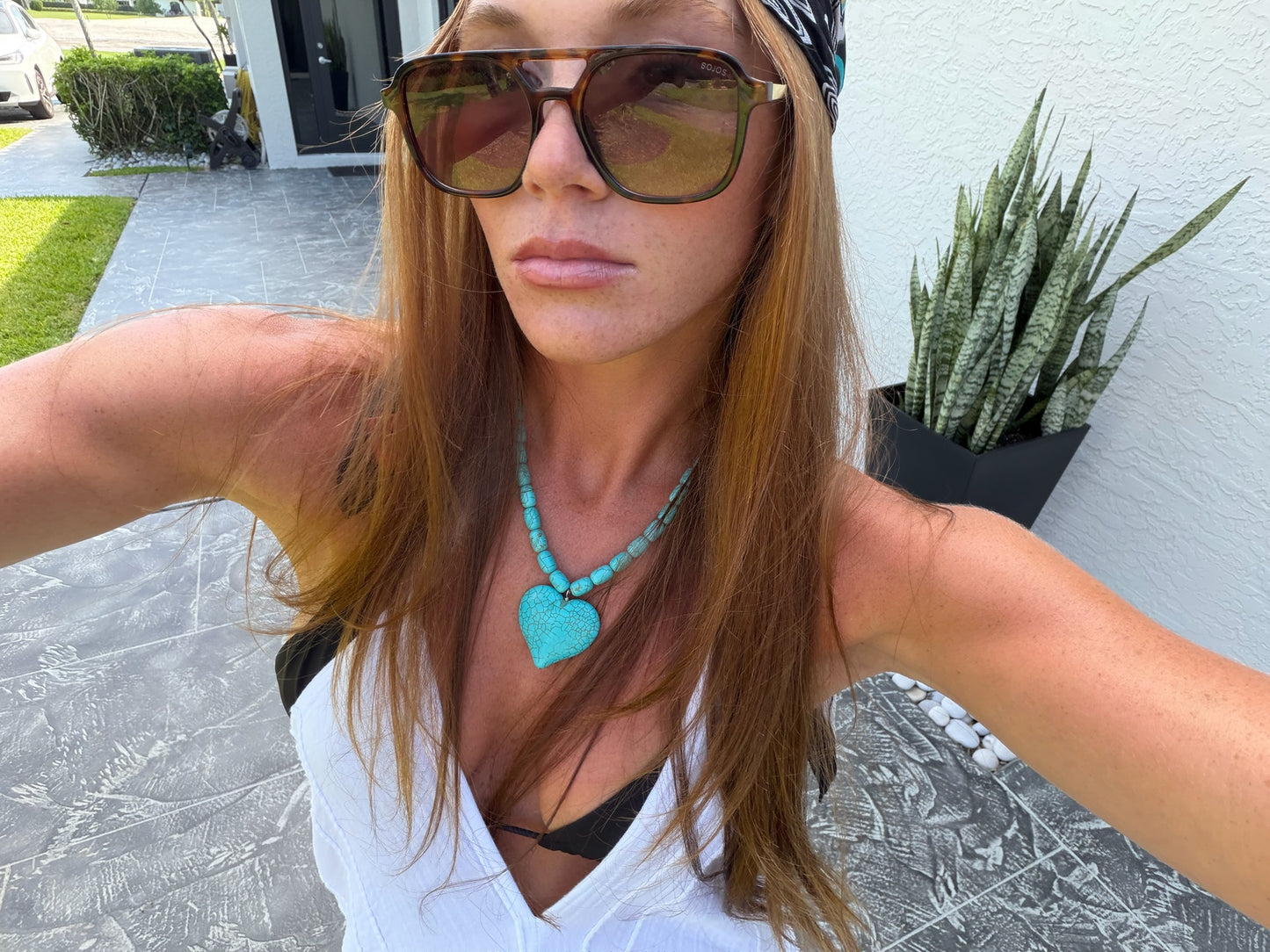 Turquoise Heart Necklace